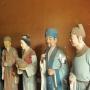 Een aantal van de bizarre beelden in de Dongyue tempel