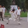 Tai chi in het park bij de Tempel van de Hemel