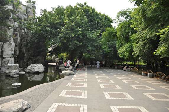 Plein in het Volkspark