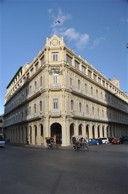 Hotel Plaza in het oude deel van Havana