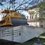 De bulldozer die in 1958 de trein heeft doen ontsporen
