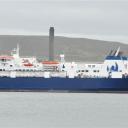 De ferry naar Aberdeen was te zien vanaf het terrein van het museum
