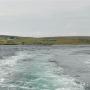 We verlaten Gutcher op Yell, onderweg naar Unst