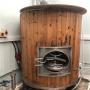 Ketel voor het koken van de wort waarbij de hop wordt toegevoegd