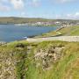 Zicht op Lerwick vanaf The Knab