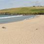 Het strand bij West Sandwick
