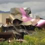 Het futuristische dak van de Bodegas Marqués de Riscal
