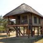 In het nThambo Tree Camp verbleven we in tented chalets op poten
