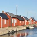 Het vissershaventje van Gräsgård