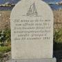 Monument ter herinnering aan een ontploffing van een zeemijn waarbij 10 mensen omkwamen