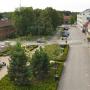 Uitzicht vanuit onze hotelkamer