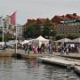 Kraampjes op de kade in Karlskrona
