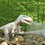Naast echte dieren is er ook een soort Jurassic Park met levensgrote dinosauriërs