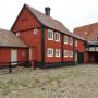 Binnenplaats van de Skottberg boerderij