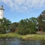 De vuurtoren is nooit ver weg op Stora grundet